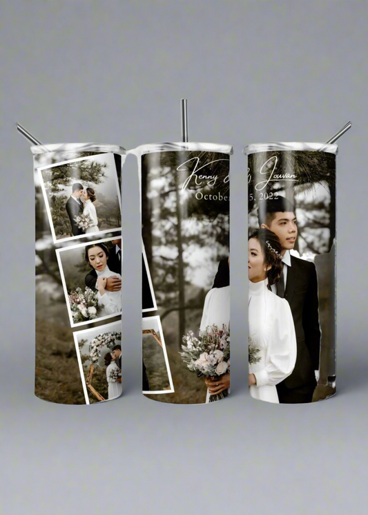 Personalized Photo Collage Tumbler – 20oz