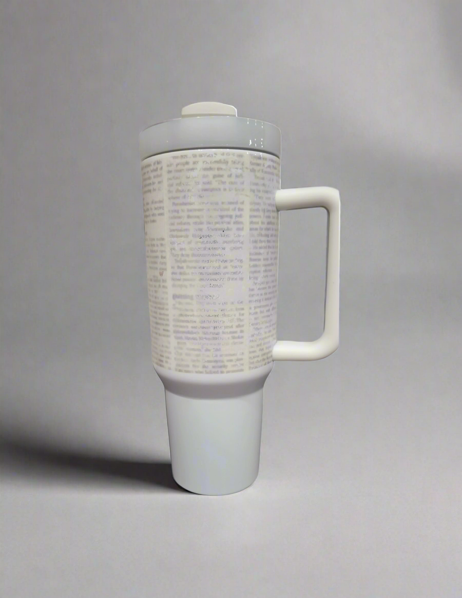 40oz Bookish Tumbler - "The Pages Are Calling"